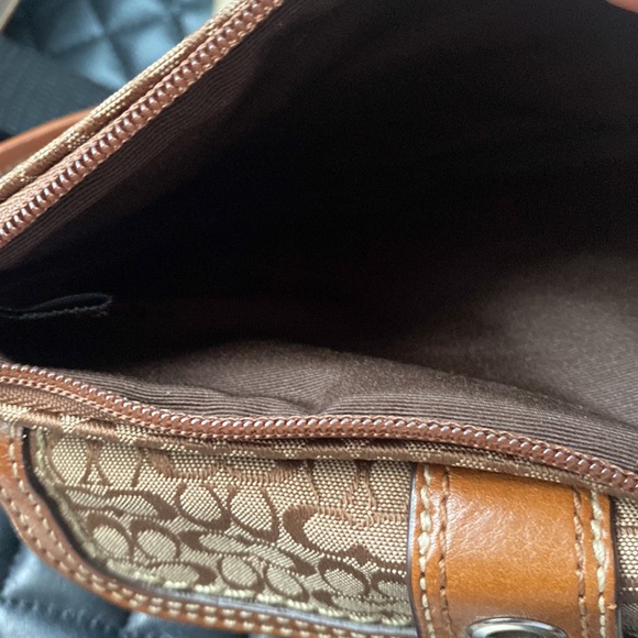 Brown, Elegant Coach Clutch/Wristlet - Picture 4 of 5